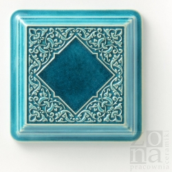 andante 135x135x25mm  turquoise