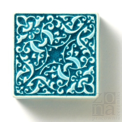andante 50x50x15mm turquoise