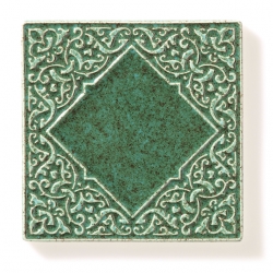 andante 100x100x7mm green-turquoise