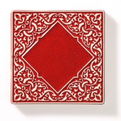andante 100x100x7mm red