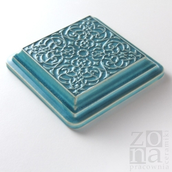 cantabile 135x135x25mm turquoise