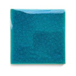 gładki 100x100x7mm turkus 2