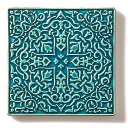 grave 100x100x7mm turquoise2
