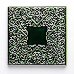 ostinato 150x150x9mm bottle green